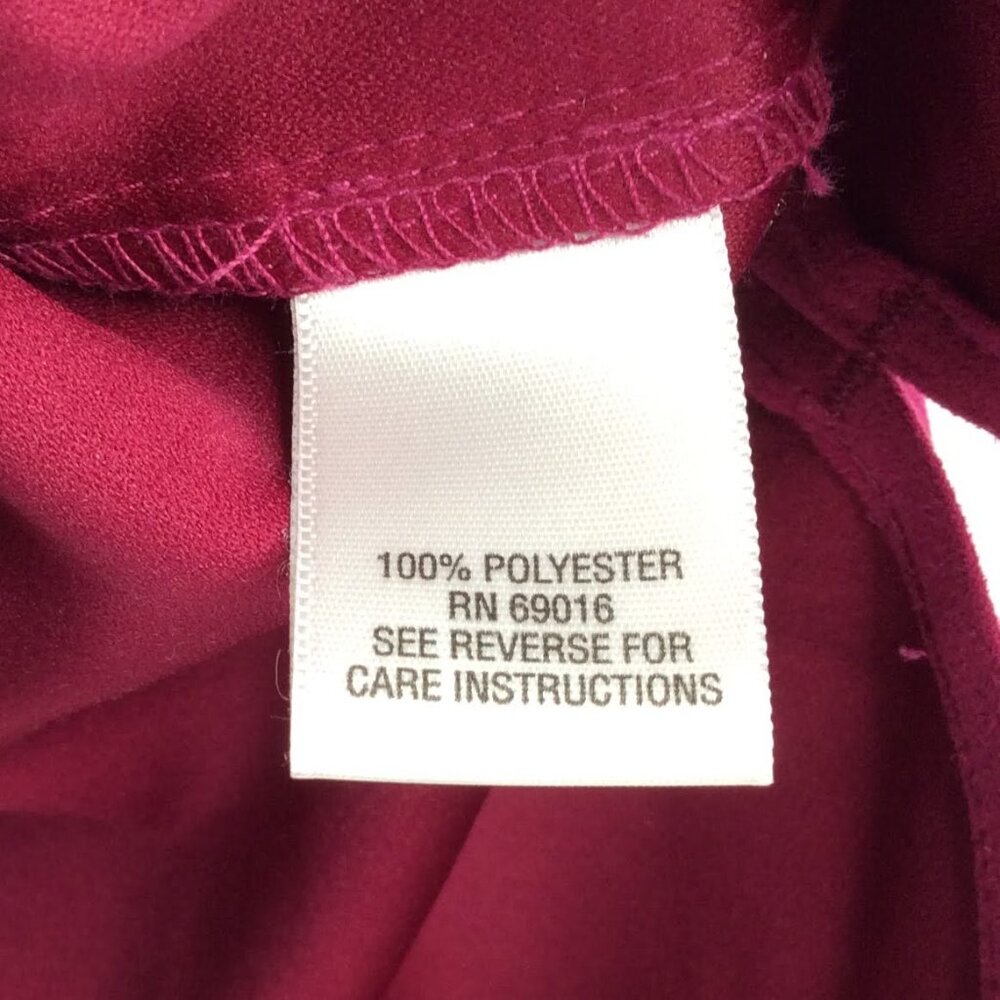 NWOT Studio Works Microfiber Top Women's Plus Size 1X Magenta Pink Button Down - Picture 8 of 8